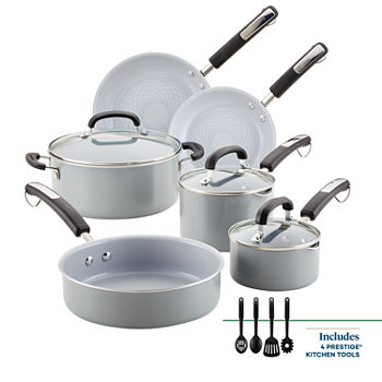 Farberware Eco Advantage Ceramic 13-pc. Aluminum Dishwasher Safe Non-Stick Cookware Set