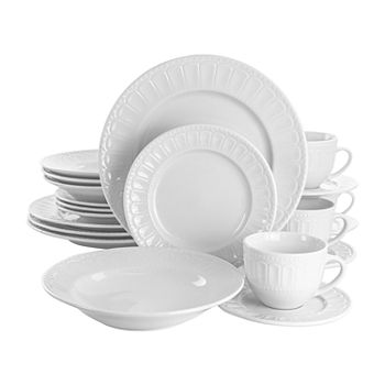 Elama 20-pc. Porcelain Dinnerware Set