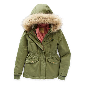 Thereabouts Removable Vest Little & Big Girls Hooded Heavyweight Parka