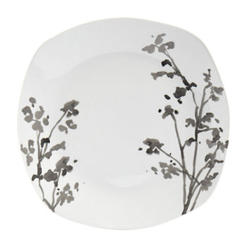 Gallery Grey Cherry Blossom 16-pc. Ceramic Dinnerware Set