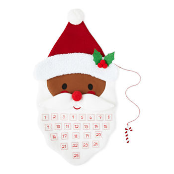 Hope & Wonder African American Santa Head Christmas Advent Calendar