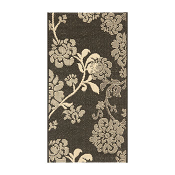 Safavieh Courtyard Collection Cole Floral Indoor/Outdoor Area Rug