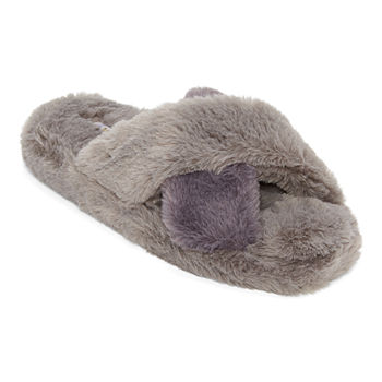 Mixit Criss Cross Womens Slip-On Slippers