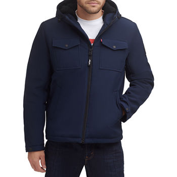 Levi's Mens Water Resistant Hooded Midweight Softshell Jacket