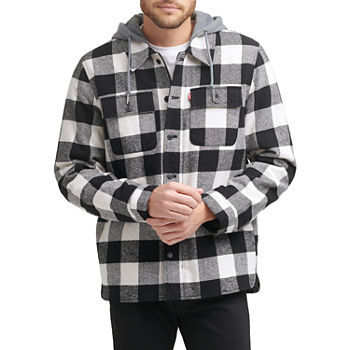 Levi's® Men's Plaid Sherpa Lined Shirt Jacket