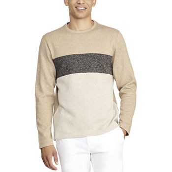 IZOD Mens Crew Neck Long Sleeve Pullover Sweater