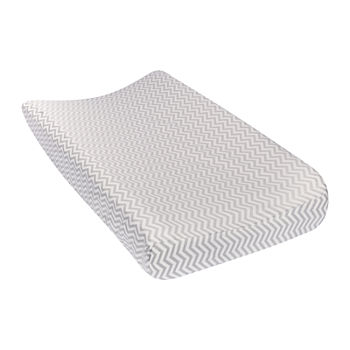 Trend Lab® Chevron Flannel Changing Pad Cover - Gray