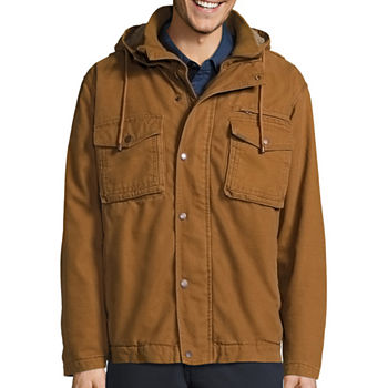 Smith's Workwear Sherpa-Lined Duck-Cotton Work Jacket