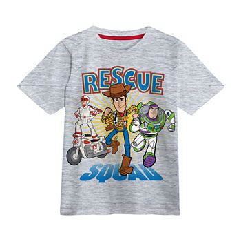 Disney Little & Big Boys Round Neck Toy Story Short Sleeve Graphic T-Shirt