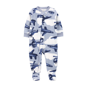 Carter's Baby Boys Long Sleeve Footed One Piece Pajama