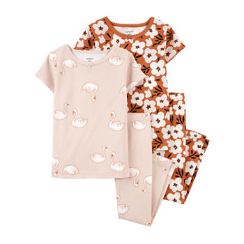 Carter's Toddler Girls 4-pc. Pant Pajama Set
