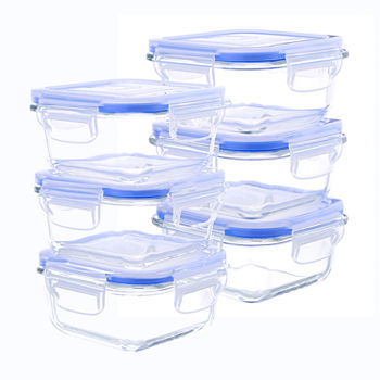 Kinetic Gogreen Elements Square 12-Pc. Food Container Set