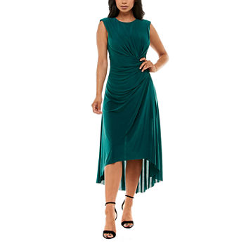 Premier Amour Sleeveless High-Low Fit + Flare Dress