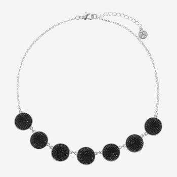 Mixit Silver Tone 17 Inch Rolo Round Collar Necklace
