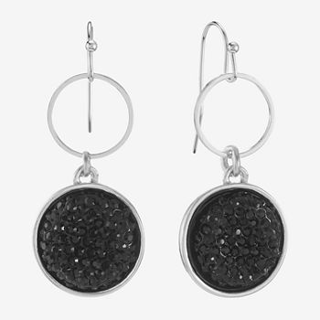 Mixit Round Drop Earrings