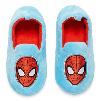 Disney Collection Little & Big Boys Avengers Marvel Spiderman Slip-On Slippers