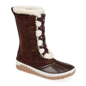 Journee Collection Womens Blizzard Winter Boots Block Heel