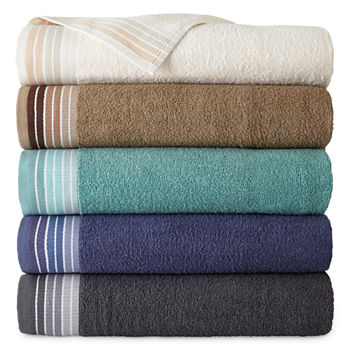 Home Expressions™ Ombre Stripe Bath Towels
