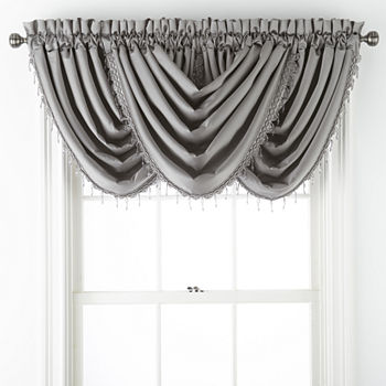 JCPenney Home Malone Rod Pocket Waterfall Valance