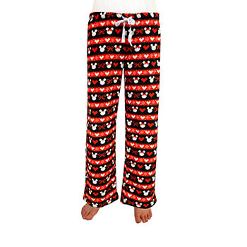 Disney Womens Pajama Pants Mickey and Minnie Mouse