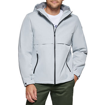 Dockers Mens Water Resistant Hooded Midweight Softshell Jacket