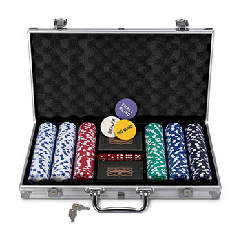 Blksmith 300 Pcs Deluxe Tournament Edition Poker Set With Carrying Case