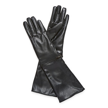 Worthington Fashion Faux Leather Cold Weather Gloves