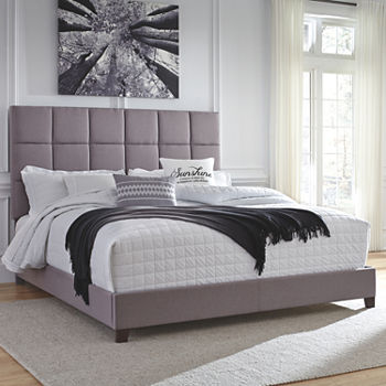Signature Design by Ashley® Della Upholstered Bed Tufted Bed