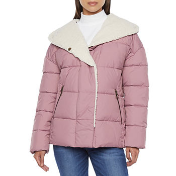 a.n.a Hooded Water Resistant Heavyweight Sherpa Puffer Jacket