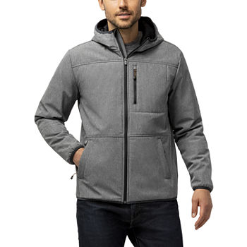 Free Country Mens Stretch Hooded Full Zip Midweight Jacket