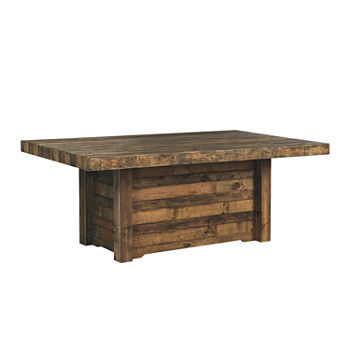 Signature Design by Ashley® Tupelo Collection Rectangular Wood-Top Dining Table