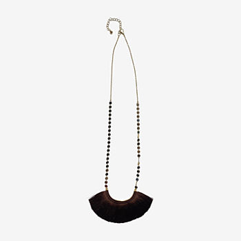 Bijoux Bar Fringe 12 Inch Link Chain Necklace