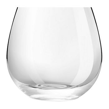 Joyjolt Spirits Stemless Crystal 15 Oz - Set Of 8 White Wine Glass