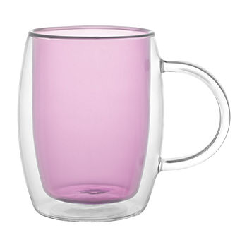 Joyjolt Aroma Pink 4-pc. Dishwasher Safe Coffee Mug