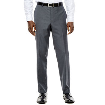 Collection by Michael Strahan Gray Weave Flat-Front Suit Pants - Classic Fit