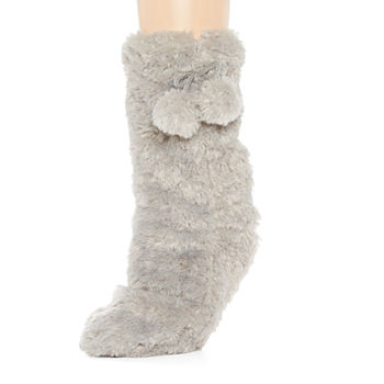Mixit Sherpa Cozy 1 Pair Slipper Socks Womens