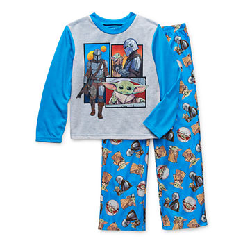 Disney Mandalorian Little & Big Boys 2-pc. Star Wars Pant Pajama Set