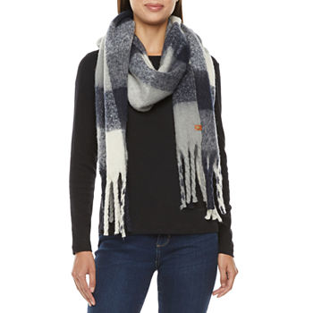 Frye And Co Blanket Checker Checked Cold Weather Scarf