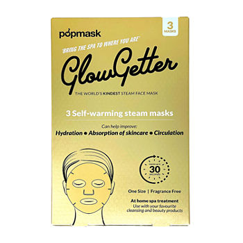 Pop Band Glow Getter Self Warming Full Face Steam Mask