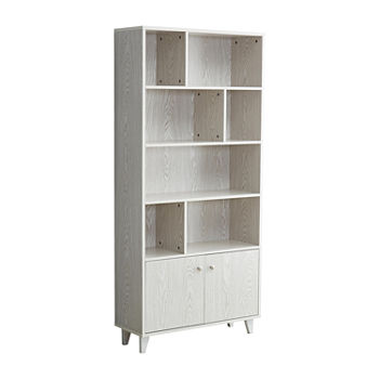 Lexi Collection 4-Shelf Standard Bookshelf