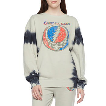 Grateful Dead Juniors Womens Oversized Graphic Sweatshirt