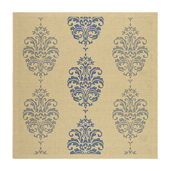 Safavieh Ray Floral Square Indoor Outdoor Rugs