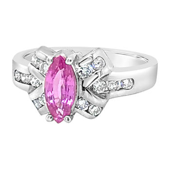 LIMITED QUANTITIES! Le Vian Grand Sample Sale™ Ring featuring Bubble Gum Pink Sapphire™ set in 14K Vanilla Gold®