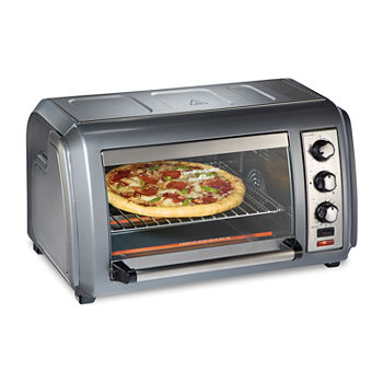 Hamilton Beach® 6 Slice Easy Reach® Toaster Oven with Roll-Top Door