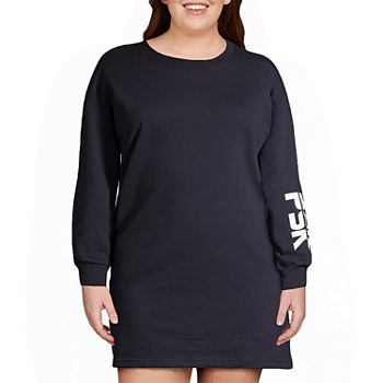 PSK Collective Long Sleeve Logo T-Shirt Dress