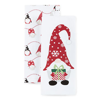 Homewear Holiday Hanging Gnome 2-pc. Kitchen Towel