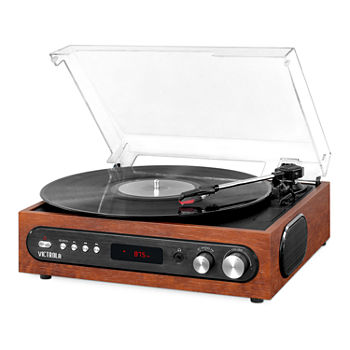 Victrola VTA-65 All-in-1 Bluetooth Record Player with Built-in Speakers and 3-Speed Turntable