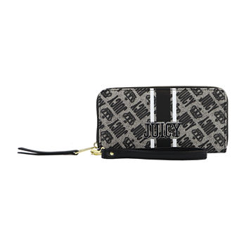 Juicy By Juicy Couture Gothic Zip Around Wristlet