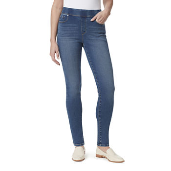 Gloria Vanderbilt Stretch Fabric Womens High Rise Straight Leg Jean