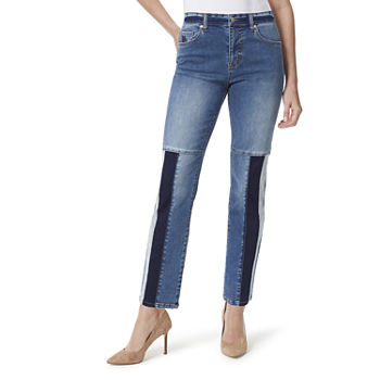 Gloria Vanderbilt® Gloria Vanderbilt X Christian Siriano Miles Straight Leg Womens High Rise Jean